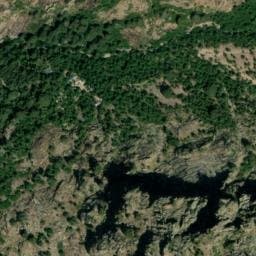Vue satellite de Refuge de Carozzu à Asco