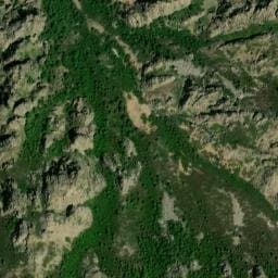 Vue satellite de Cabanes de Vetta di Muro à Castiglione