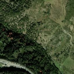 Vue satellite de Source des Planès à Err