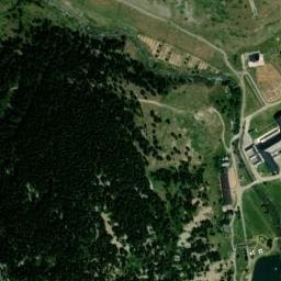 Vue satellite de Zona d'acampada à Eyne