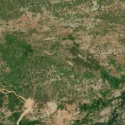 Vue satellite de Refuge de Petra Pinzuta à Asco