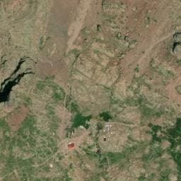 Vue satellite de Refuge de Ciottulu di i Mori à Albertacce