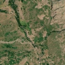 Vue satellite de Source de Balanina à Albertacce