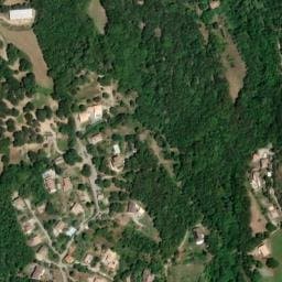 Vue satellite de Camping Saint-Pancrace à Soveria