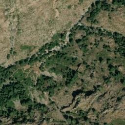 Vue satellite de Refuge de Puscaghja à Évisa