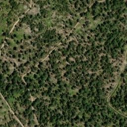 Vue satellite de Abri du Melu à Corte