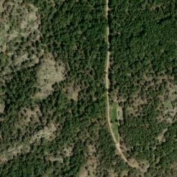 Vue satellite de Maison Forestière de Melu à Corte