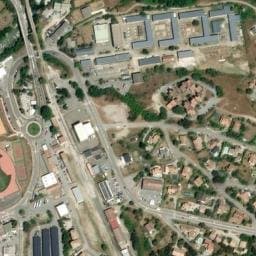 Vue satellite de Fontaine de la gare de Corte à Tralonca