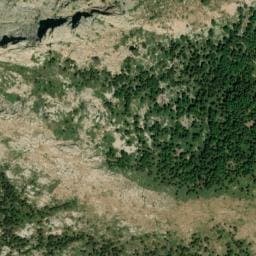 Vue satellite de Source de Vergio à Évisa