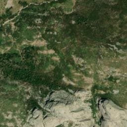 Vue satellite de Sources de Piazze à Évisa