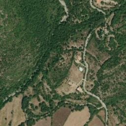 Vue satellite de A Casa Aperta à Favalello