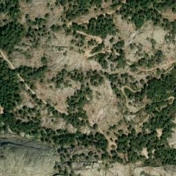 Vue satellite de Abri forestier de la Bocca à u Saltu à Évisa
