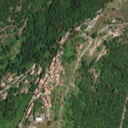 Vue satellite de Gîte communal de Poggio-di-Venaco à Santo-Pietro-di-Venaco