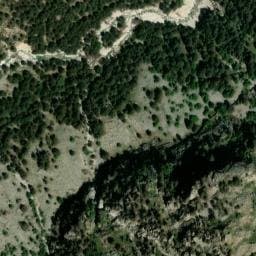 Vue satellite de Funtana à a Radica à Corte