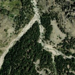 Vue satellite de Source captée de Rivisecco à Corte