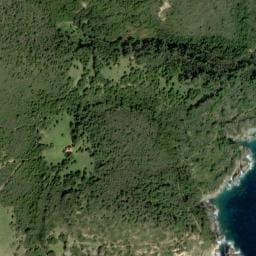 Vue satellite de Fontaine de Capu Rossu à Piana