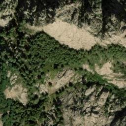 Vue satellite de Source captée Vitullu à Marignana
