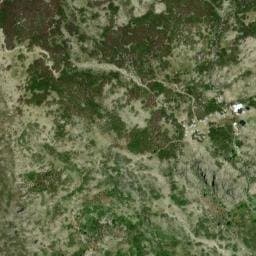Vue satellite de Refuge de Petra Piana à Guagno