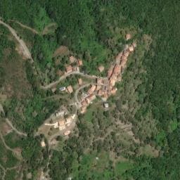 Vue satellite de Fontaine de Nuceta à Noceta