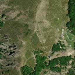 Vue satellite de Refuge de l'Onda à Vivario