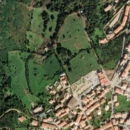 Vue satellite de Parking nuit — Cargèse à Cargèse