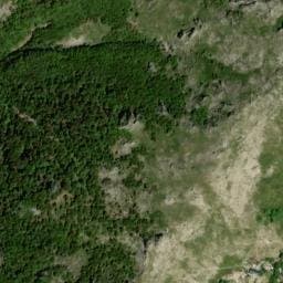 Vue satellite de Refuge d'Usciolu à Cozzano