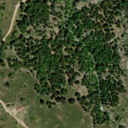 Vue satellite de Refuge de Matalza à Zicavo