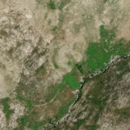 Vue satellite de Source de Ochju Niellu à Aullène