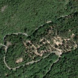 Vue satellite de Aire de camping-car à Quenza à Quenza