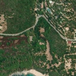 Vue satellite de Aire de camping-car à Belvédère-Campomoro à Belvédère-Campomoro