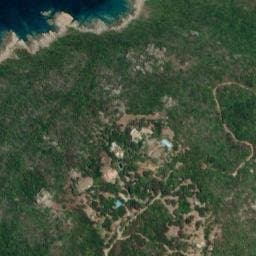 Vue satellite de Fianca L'Osso à Belvédère-Campomoro