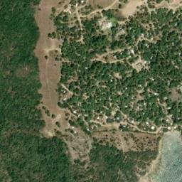 Vue satellite de Camping & Village Naturiste La Chiappa à Porto-Vecchio